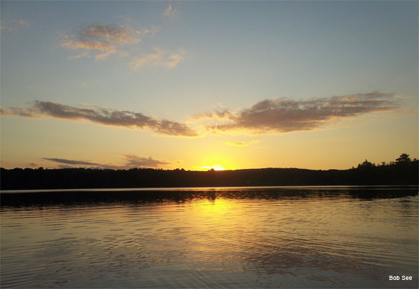 Kayak Sunset by Bob See